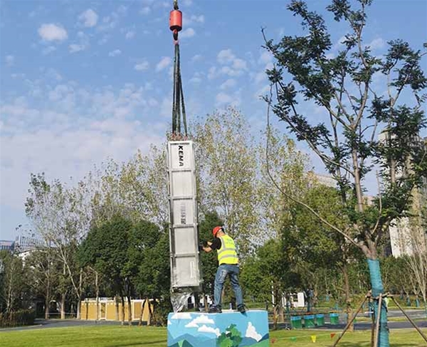 合肥中央生態(tài)公園園博園雨水調(diào)蓄池工程-水力門式?jīng)_洗系統(tǒng) (1)